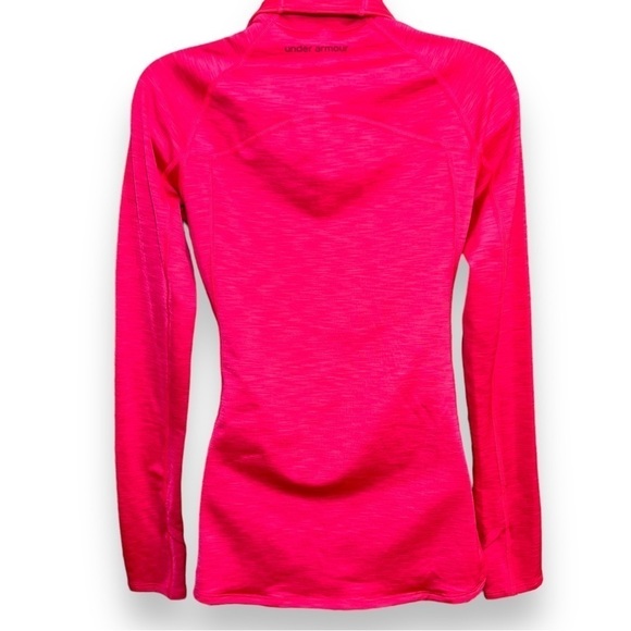 UNDER Armour Women’s UA Train Cold Weather 1/2 Zip Pink Size Small - Picture 6 of 6